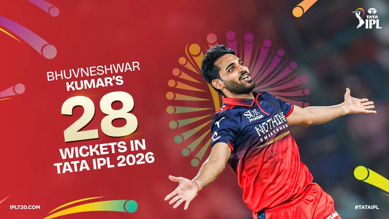 Thumbnail for All 28 Wickets by Bhuvneshwar Kumar in TATA IPL 2026